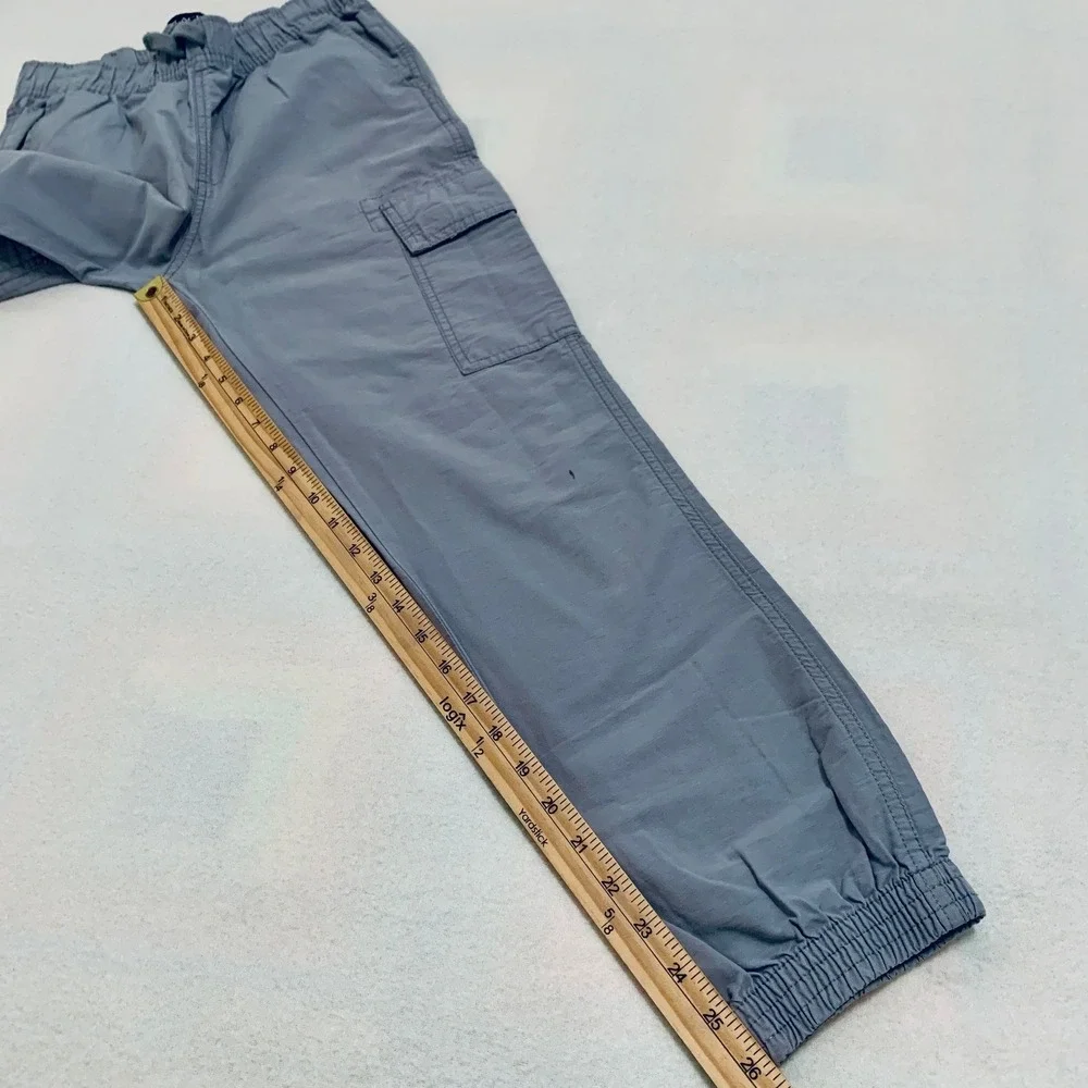The Children's Place Cargo Joggers Pants BIG BOY Size 14 Gray Adjustable‎ Waist
